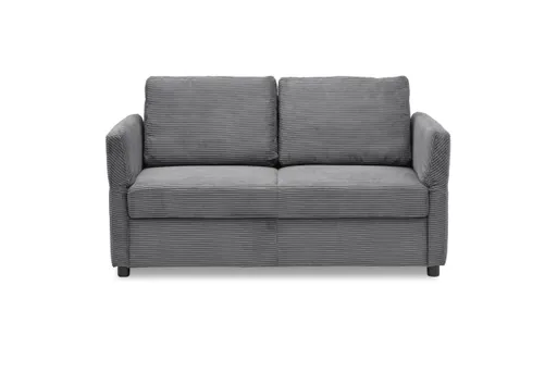 Sofa PRO FLEXX - 2-Sitzer, Stoff, Grau