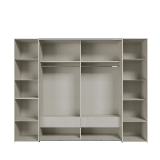  Schwebe-/Drehtürenschrank FAHDA- B ca. 270 cm, Sand