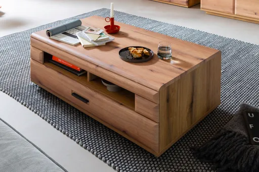Couchtisch - mit Schubkasten, LBH ca. 115x68x43 cm, Eiche