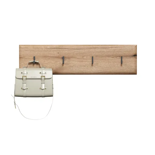 Garderobenpaneel - B ca. 91 cm, Eiche Evoke Nachbildung