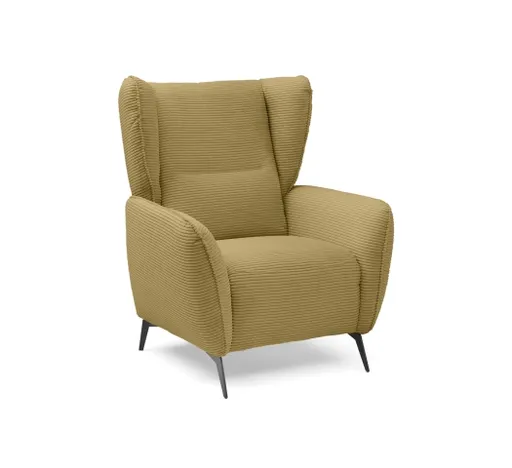 Sessel EILA - Stoff, Senfgelb