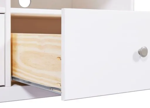TV-Lowboard - B ca. 160 cm, Weiß