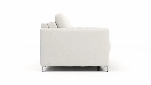 Sofa Nuoro - 2,5-Sitzer inkl. Schlaffunktion, Armlehne schmal, Stoff, Natur