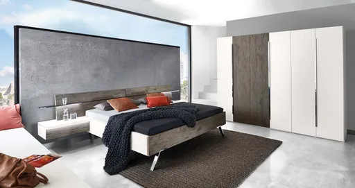 Schlafzimmer - Lack, Weiß