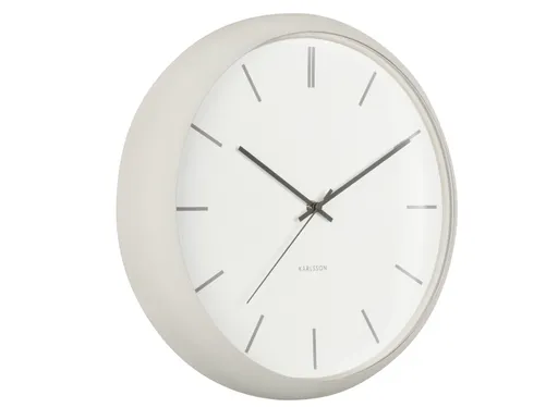 Wanduhr - DT ca. 40x12 cm, Grau
