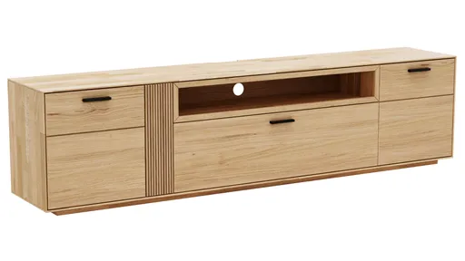 Lowboard Estana - Eiche massiv, legno