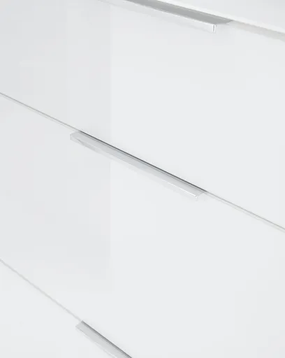 Schuhschrank - B ca. 90 cm, Weiß