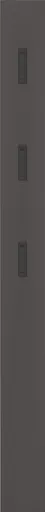 Garderobenpaneel - B ca. 15 cm, Graphit