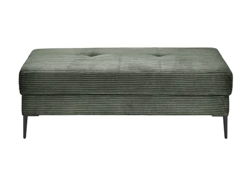 Hocker - Stoff, Grün