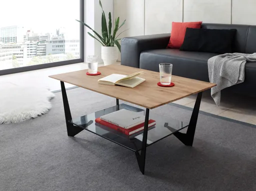 Couchtisch - LBH ca. 90x60x40 cm, Eiche massiv