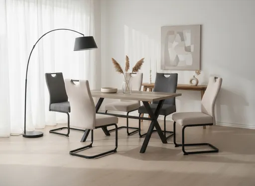 Esstisch - LB ca. 140x90 cm, Eiche Dekor