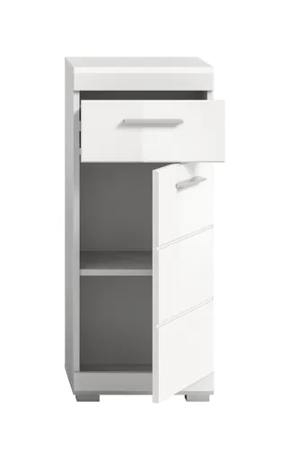 Badblock - 5-teilig, Weiß, Weiß Hochglanz