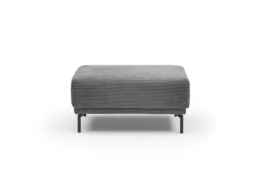 Hocker - Stoff, Grau