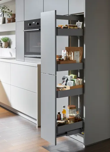 L-Küche 50.100 CO 3 525, Kieselgrau
