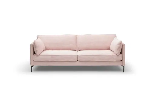 Sofa- 3,5-Sitzer, Stoff, Rosa