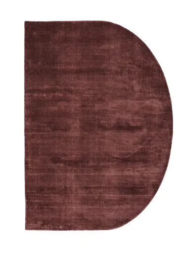 Teppich - LB ca. 200x140 cm, Weinrot
