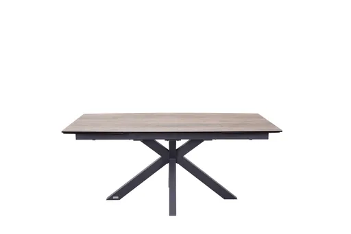 Esstisch MELANIA - ausziehbar, LB ca. 180x95 cm, Glaskeramik, Braun