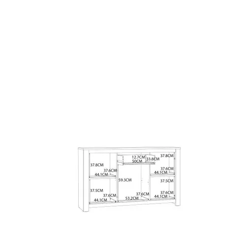 Sideboard FARES- Eiche Dekor