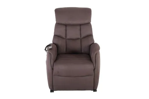 TV-Sessel MARLO - Relaxfunktion, Stoff, Braun