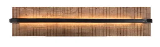 Wandboard - mit Beleuchtung, B ca. 118 cm, Akazie massiv