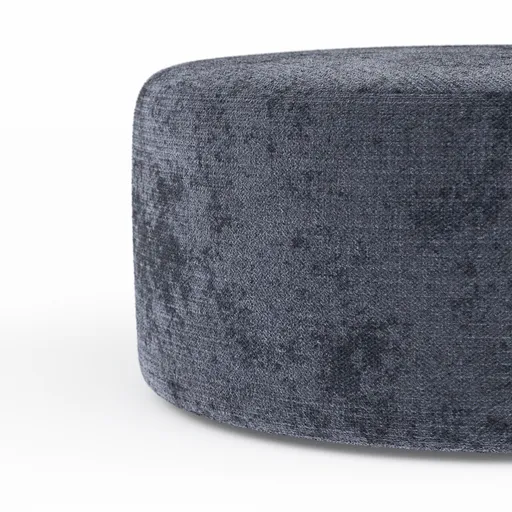 Hocker Valdis - D ca. 75 cm, Stoff, Navy