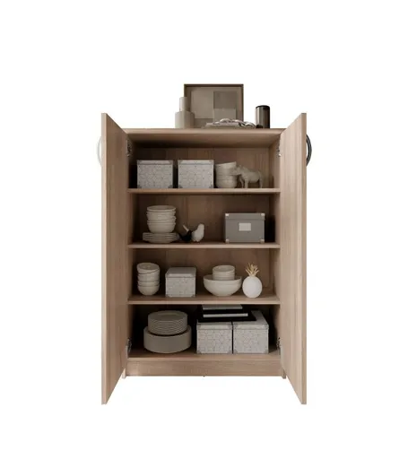 Kommode - B ca. 74 cm, Sonoma Eiche Nachbildung