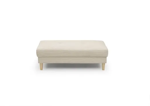 Megahocker - Stoff, Creme