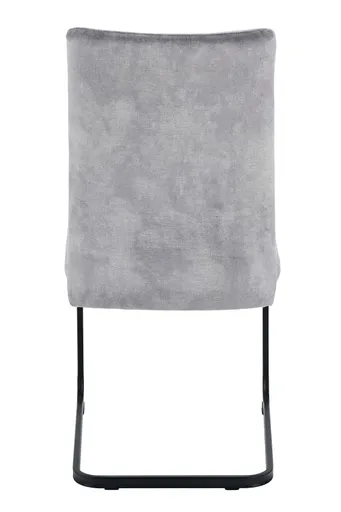 Freischwinger - Stoff, Vintage Silber