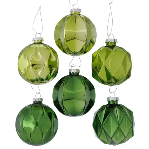 Weihnachtskugel - Ø ca. 8 cm, Grün