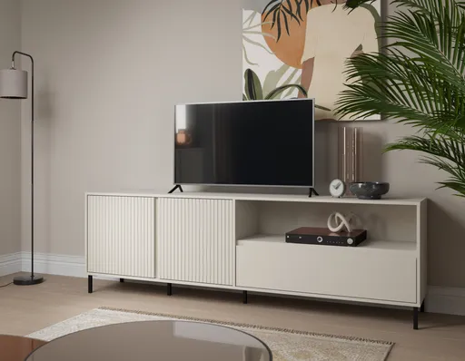 TV-Lowboard - B ca. 208 cm, Kaschmir