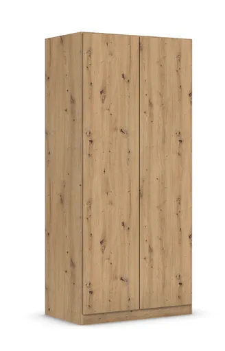 Drehtürenschrank RASA- B ca. 91 cm, Eiche Dekor
