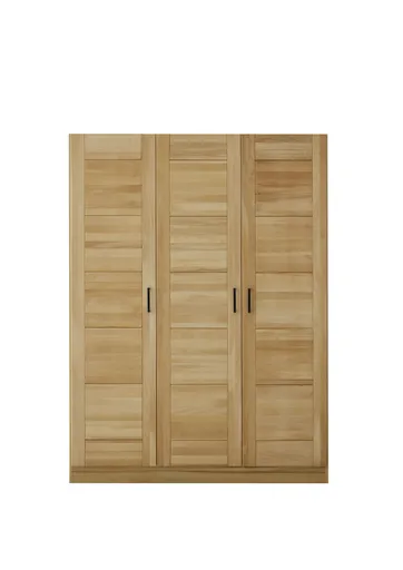 Drehtürenschrank- B ca. 152 cm, Buche, Teilmassiv, Geölt