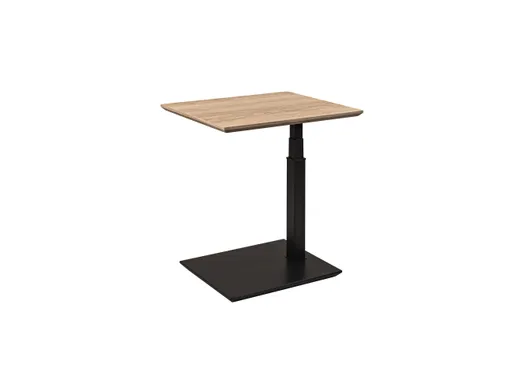 Couchtisch - höhenverstellbar, LBH. ca. 55x47x47-65 cm, Wildeiche