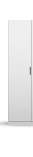 Drehtürenschrank RHONDA- B ca. 47 cm, Weiß