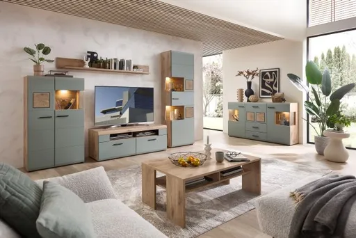 Couchtisch - LB ca. 110x65 cm, Viking Eiche Nachbildung