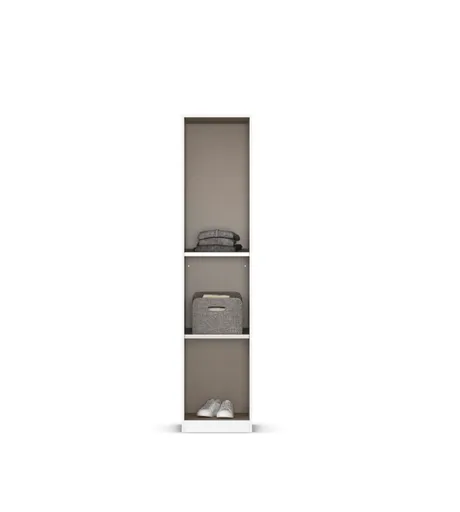 Drehtürenschrank RHONDA- B ca. 47 cm, Weiß