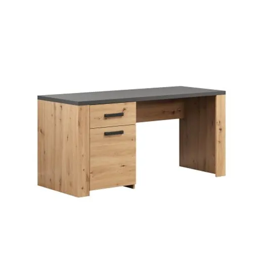 Schreibtisch - LB ca. 145x70 cm, Artisan Eiche Nachbildung