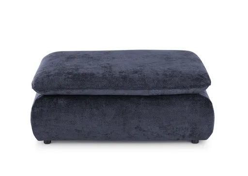 Hocker - Stoff, Dunkelblau