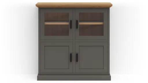 Highboard Litchfield Oak - Stone, Non-Antique / Nature Oil