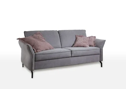 Lounge-Faltbett - 2-Sitzer mit Schlaffunktion, Stoff, Silber