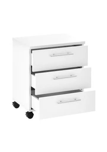 Rollcontainer - B ca. 40 cm, Weiß