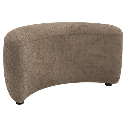 Anstellhocker Karasu - Stoff, Taupe