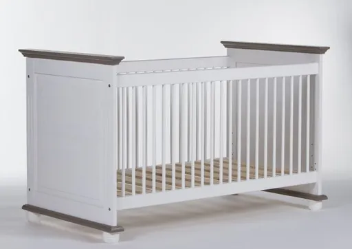 Babybett - Liegefläche ca. 70x140 cm, Weiß, Lava