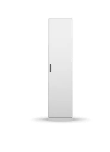 Drehtürenschrank RHONDA- B ca. 47 cm, Weiß
