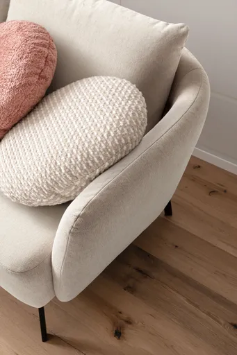 Sofa CARLLOTA - 3-Sitzer, Stoff, Natur