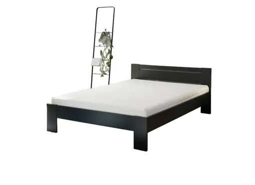 Bettgestell- Liegefläche ca. 140x200 cm, Schwarz
