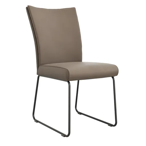 Stuhl Florea - Leder, Kitt