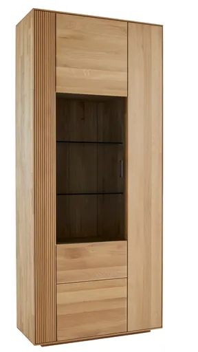 Vitrine Estana - Eiche massiv, legno