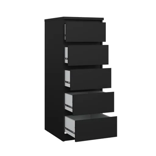 Kommode - B ca. 41 cm, Schwarz