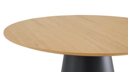 Esstisch Ose - Rund D ca. 125 cm, Wildeiche furniert